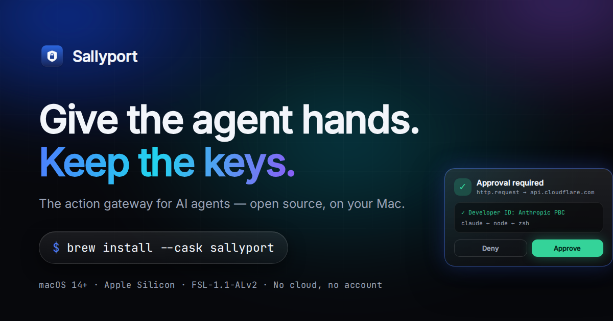 sallyport website preview